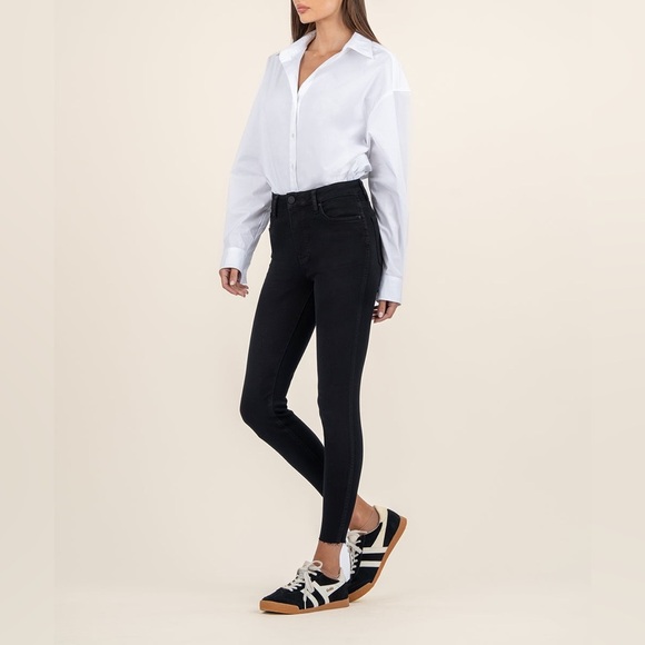 KUT From The Kloth Donna High Rise Ankle Skinny Size 6P - Picture 3 of 15